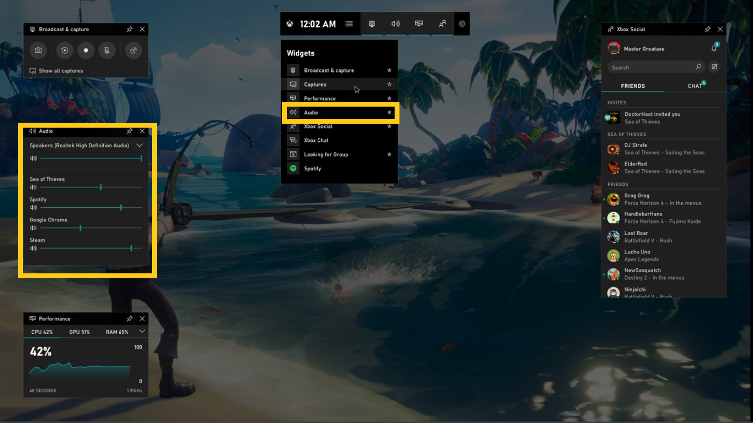 How to use XBOX game bar feature in screen recording with no lag