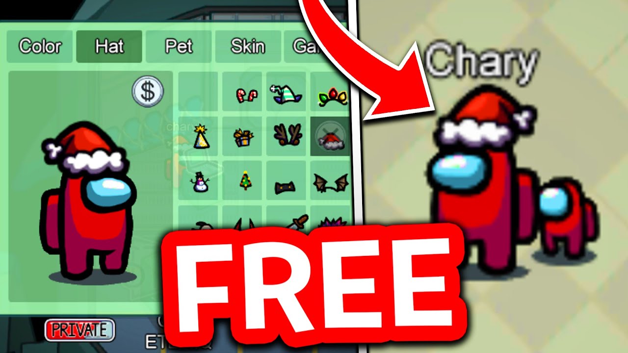 How to get Halloween and Christmas Hats in Among Us! FUN THINGS TO DO
