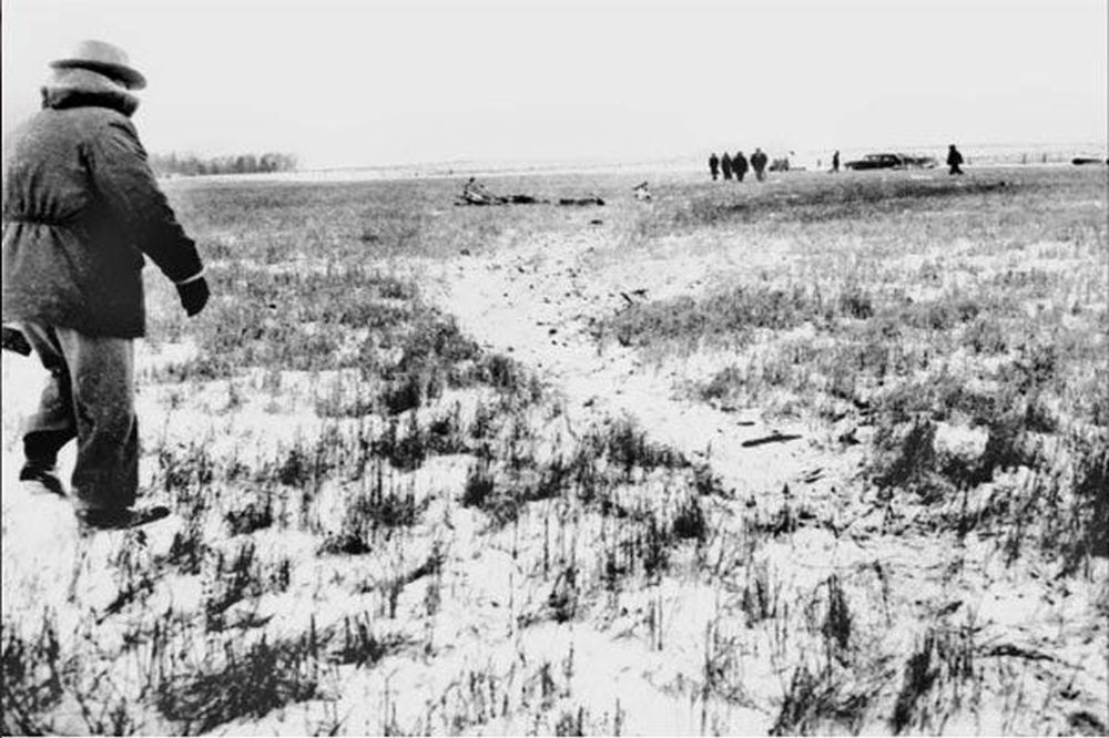 February 3, 1959 The Day the Music Died Photos From the Plane Crash