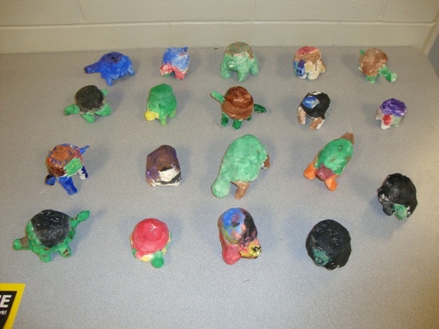 Thomas Elementary Art: 1st Grade Clay Turtles