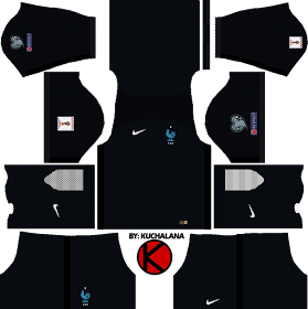 France Nike Kits 2017 - Dream League Soccer