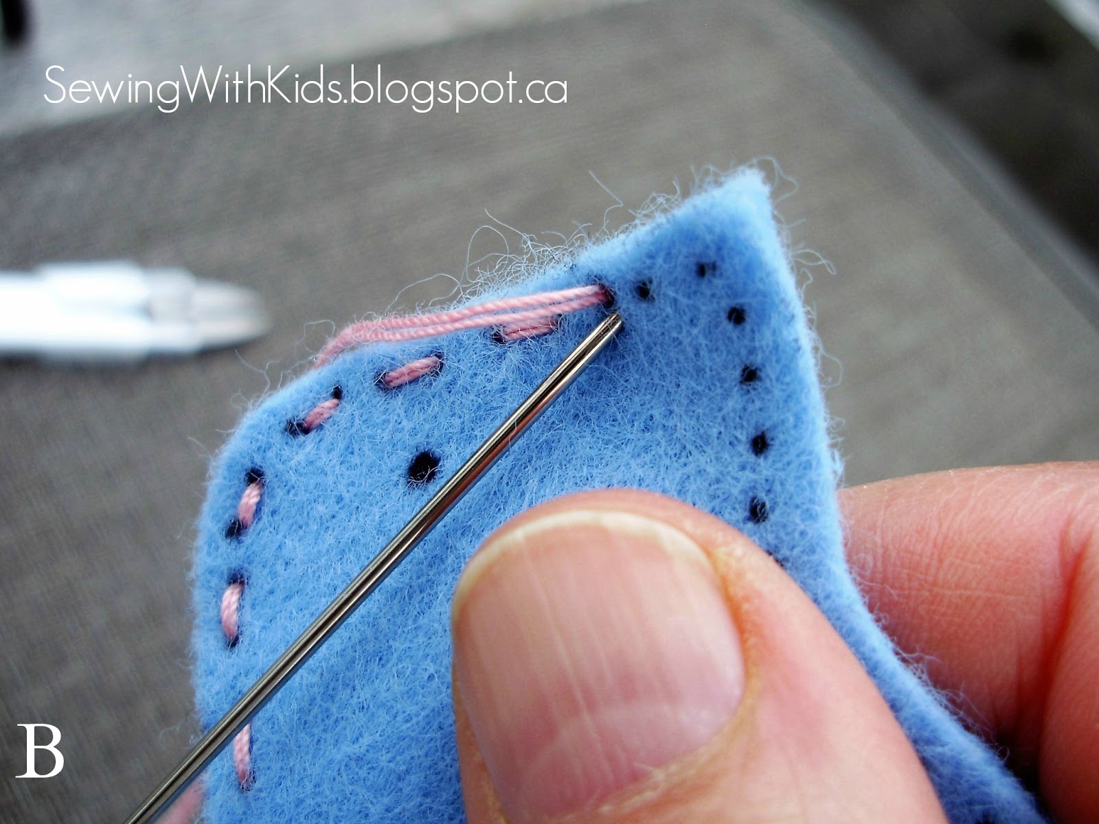 Sewing with Kids How to Sew a Lock Stitch, Technique 2 The Surgical Knot