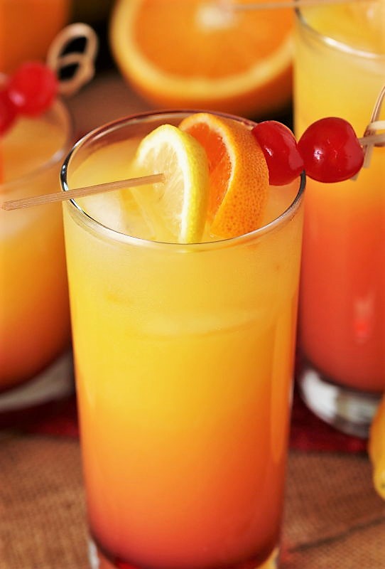 Limoncello Sunrise Cocktail The Kitchen is My Playground