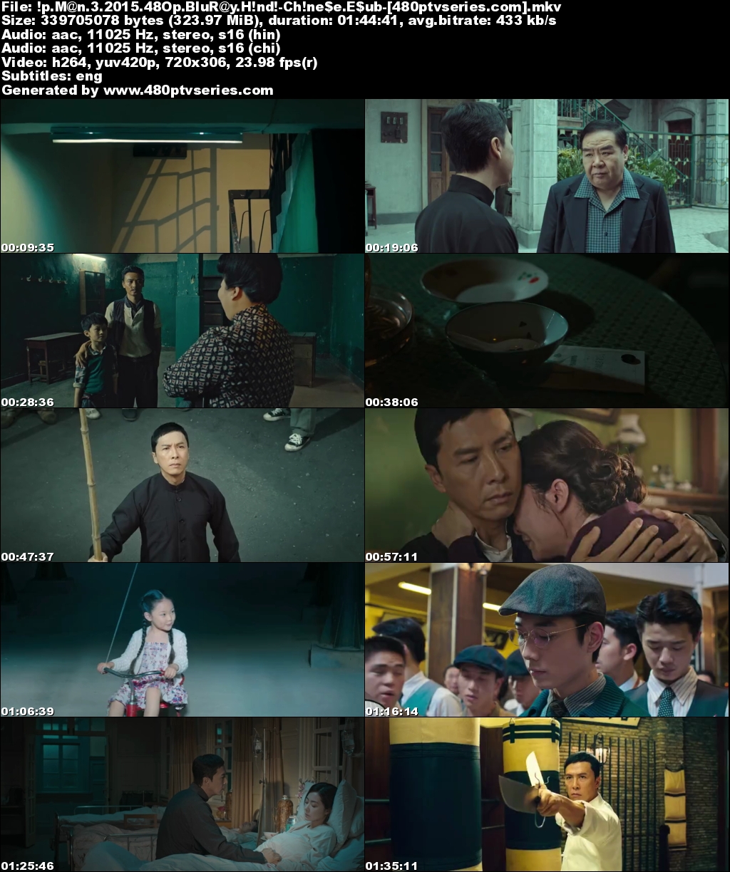 Ip Man 3 (2015) 300MB Full Hindi Dual Audio Movie Download 480p Bluray Free Watch Online Full Movie Download Worldfree4u 9xmovies