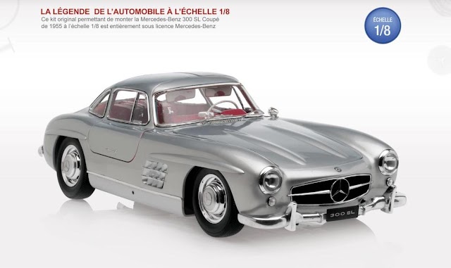 Construye la Mercedes-Benz 300SL 1/8 Eaglemoss Collections Francia