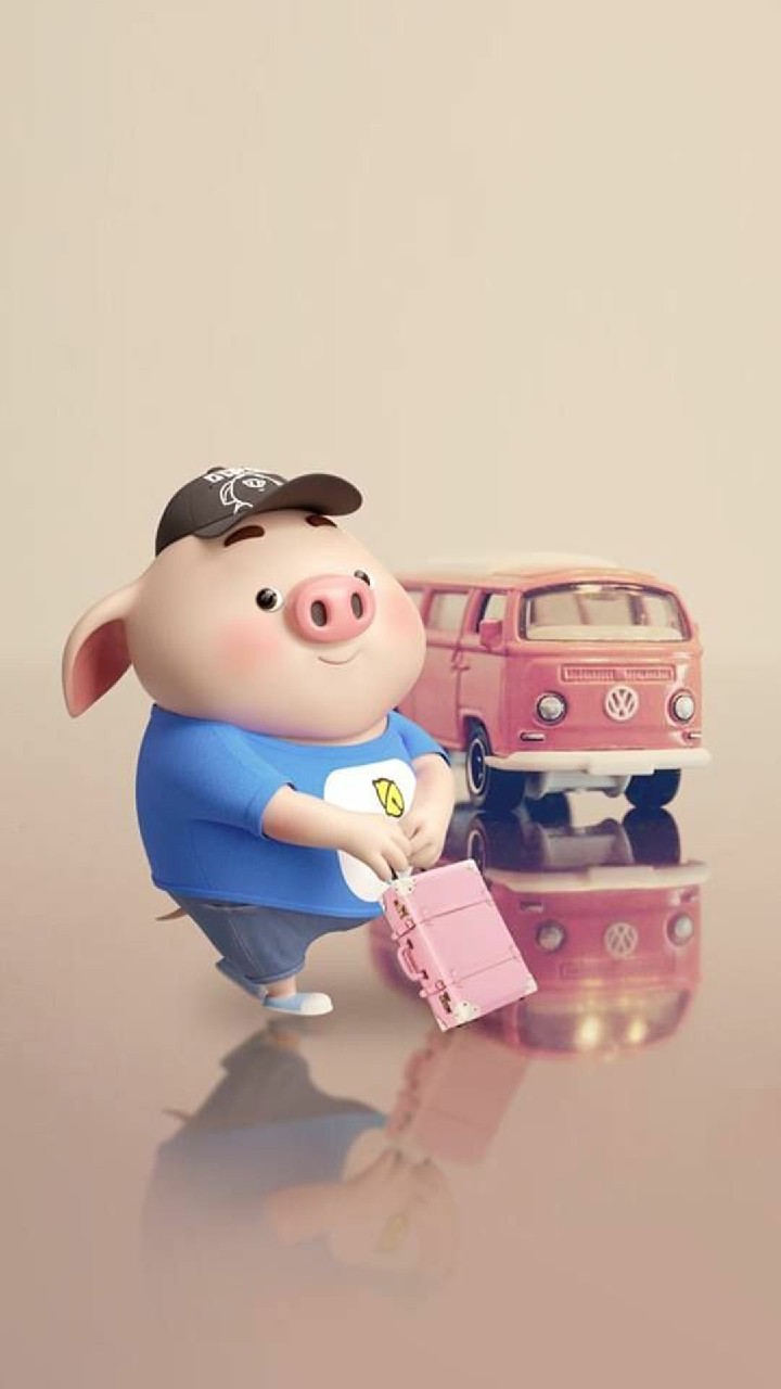 Hình Nền Heo Cute Đẹp Dễ Thương Nhất Cho Điện Thoại Máy Tính