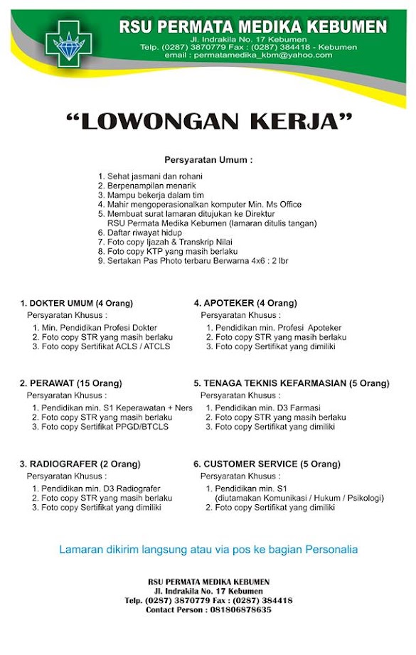 Gaji apoteker di rumah sakit