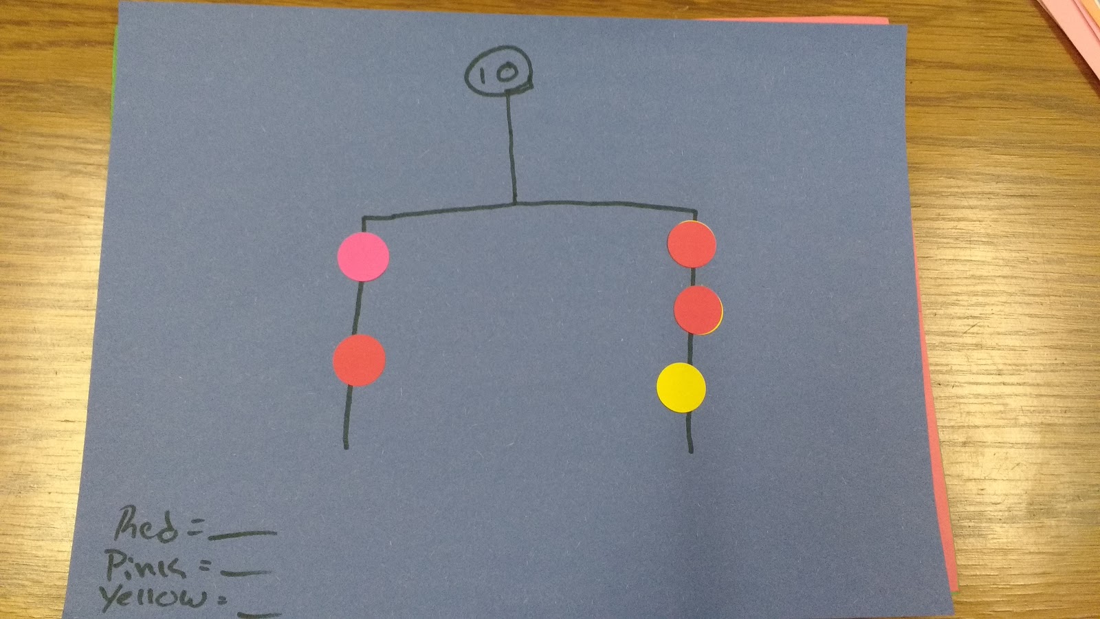 Math = Love Creating Our Own SolveMe Mobiles