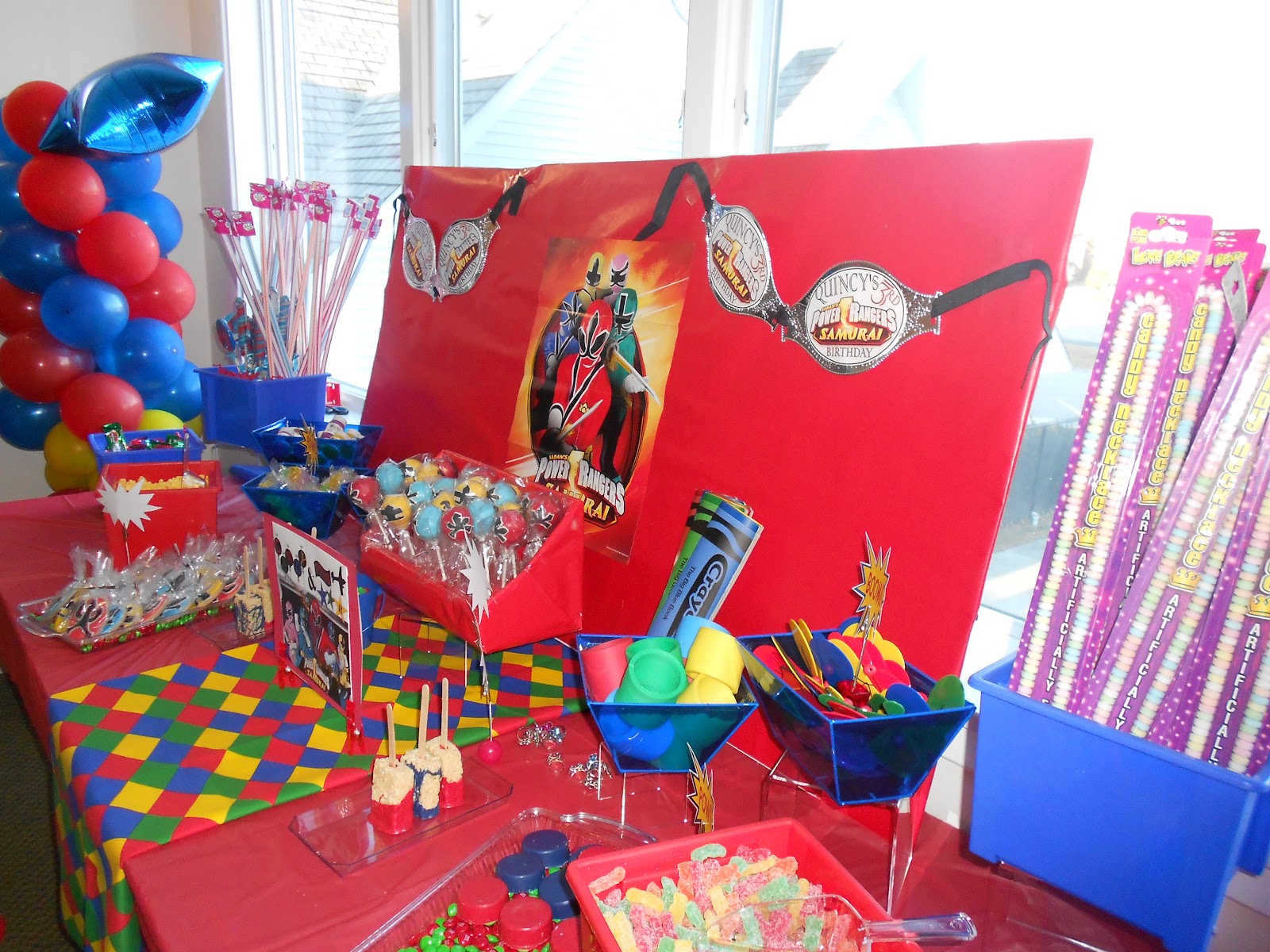 Leslie P's Creations: Power Ranger Birthday