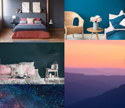 Pink & Navy Room Inspiration All These Interiors
