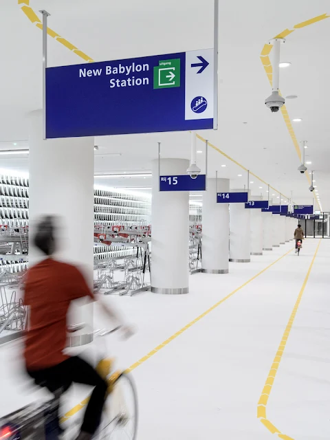 New bicycle parking in the Netherlands