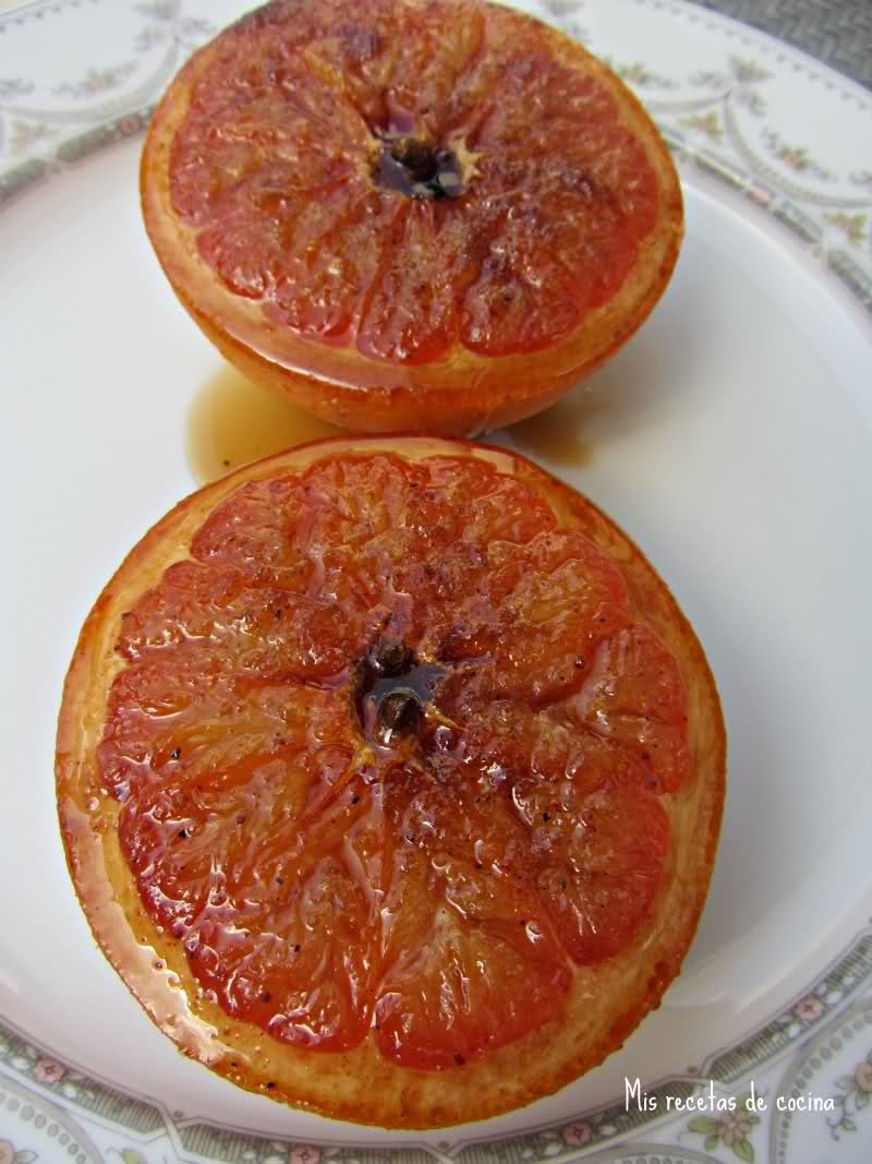 Pomelos gratinados Mis recetas de cocina