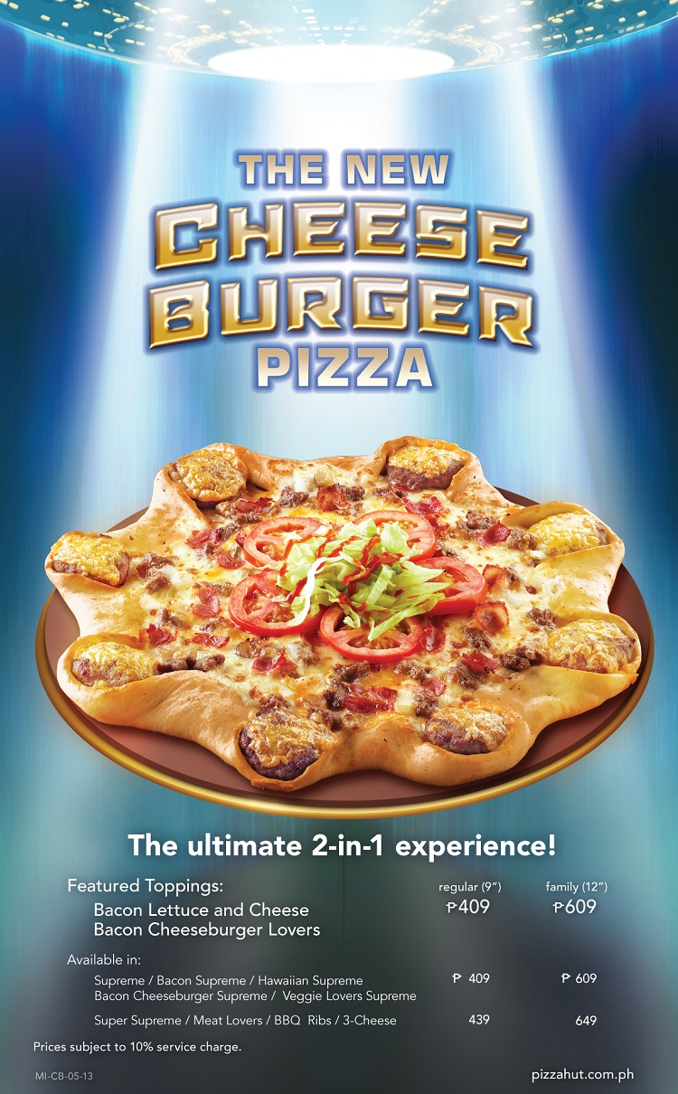 Pizza Hut Cheeseburger or Pizza? The Daily Posh A lifestyle and