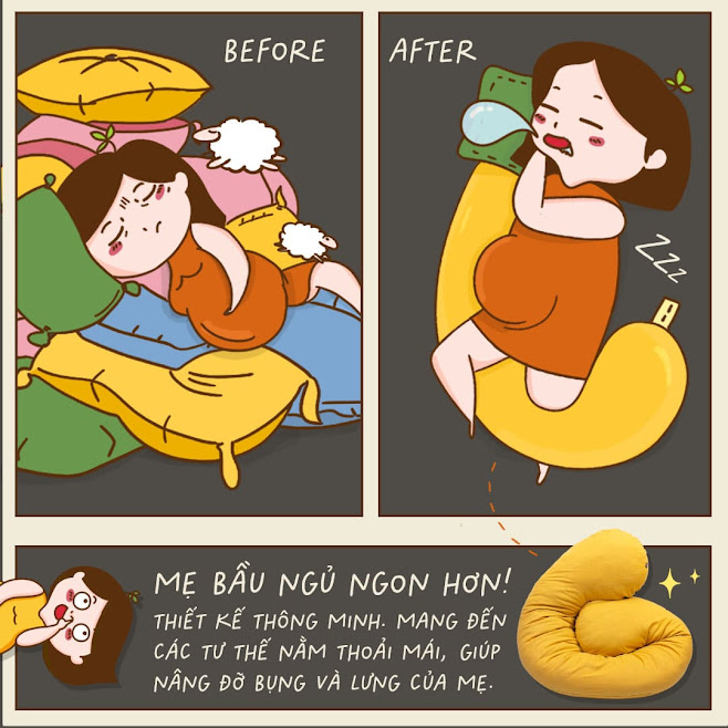 [A159] Kinh nghiệm mua gối bầu Đậu Khuyết các Mẹ nên nắm rõ