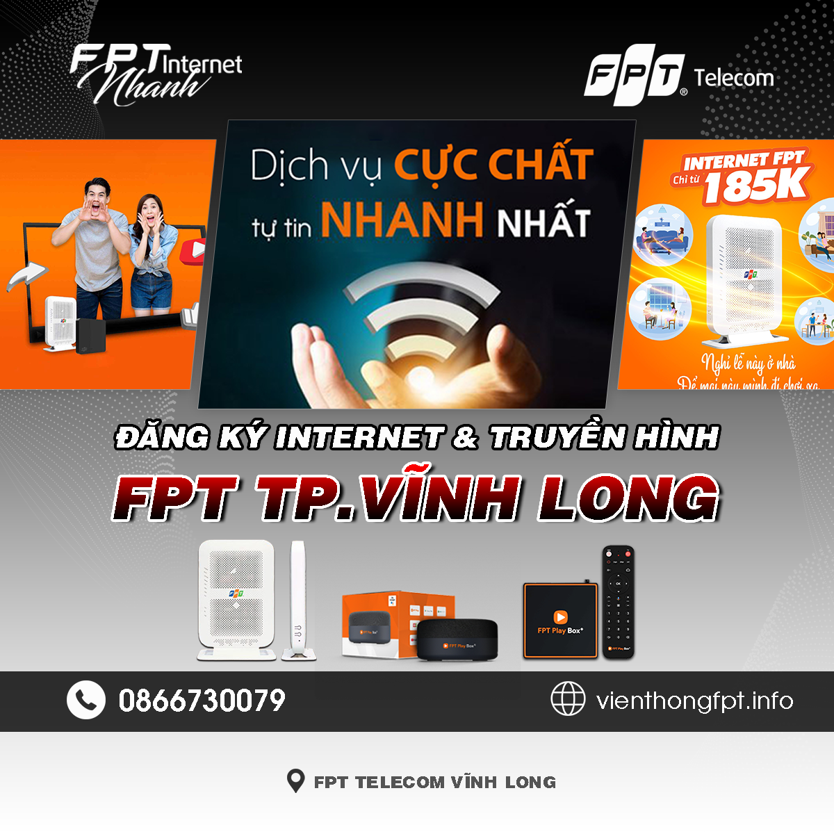 Tổng đài FPT Telecom chi nhánh Vĩnh Long