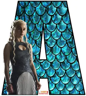 Abecedario Madre de Dragones. Mother of Dragons ABC.