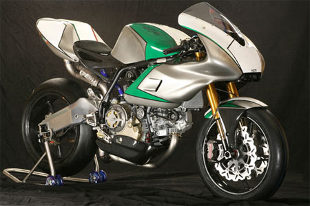 2009-NCR-Millona -116bhp -125kg - Ducati-V-twin-engine-lightest-custom-motorcycle
