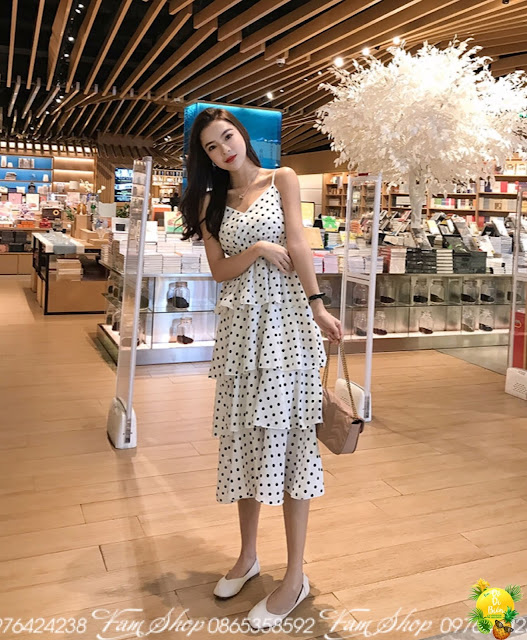 Váy maxi đi biển M446 Vay maxi di bien M446