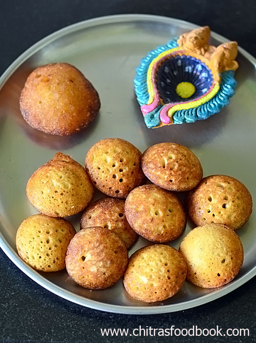 Karthigai appam recipe with rice flour Instant Sweet appam with rice flour Chitra's Food Book