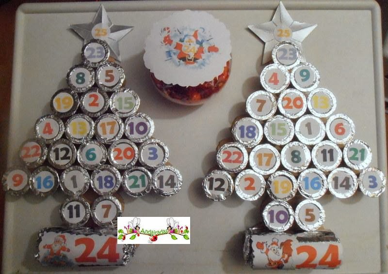 Andairadas: Calendario de Adviento hecho con cápsulas