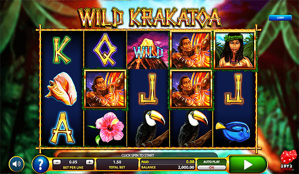 Slot Demo 2by2 Gaming Wild Krakatoa