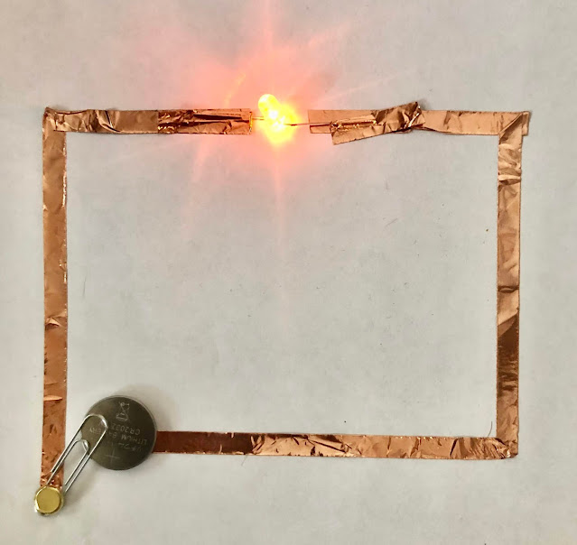 paper circuit lesson plan copper tape simple circuit with switch