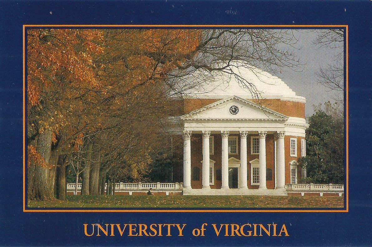 MY UNESCO WHS POSTCARDS COLLECTION USA Monticello and the University