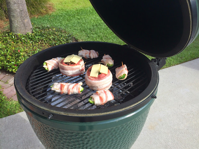 Big Green Egg Beer Can Burgers | The Lowcountry Lady