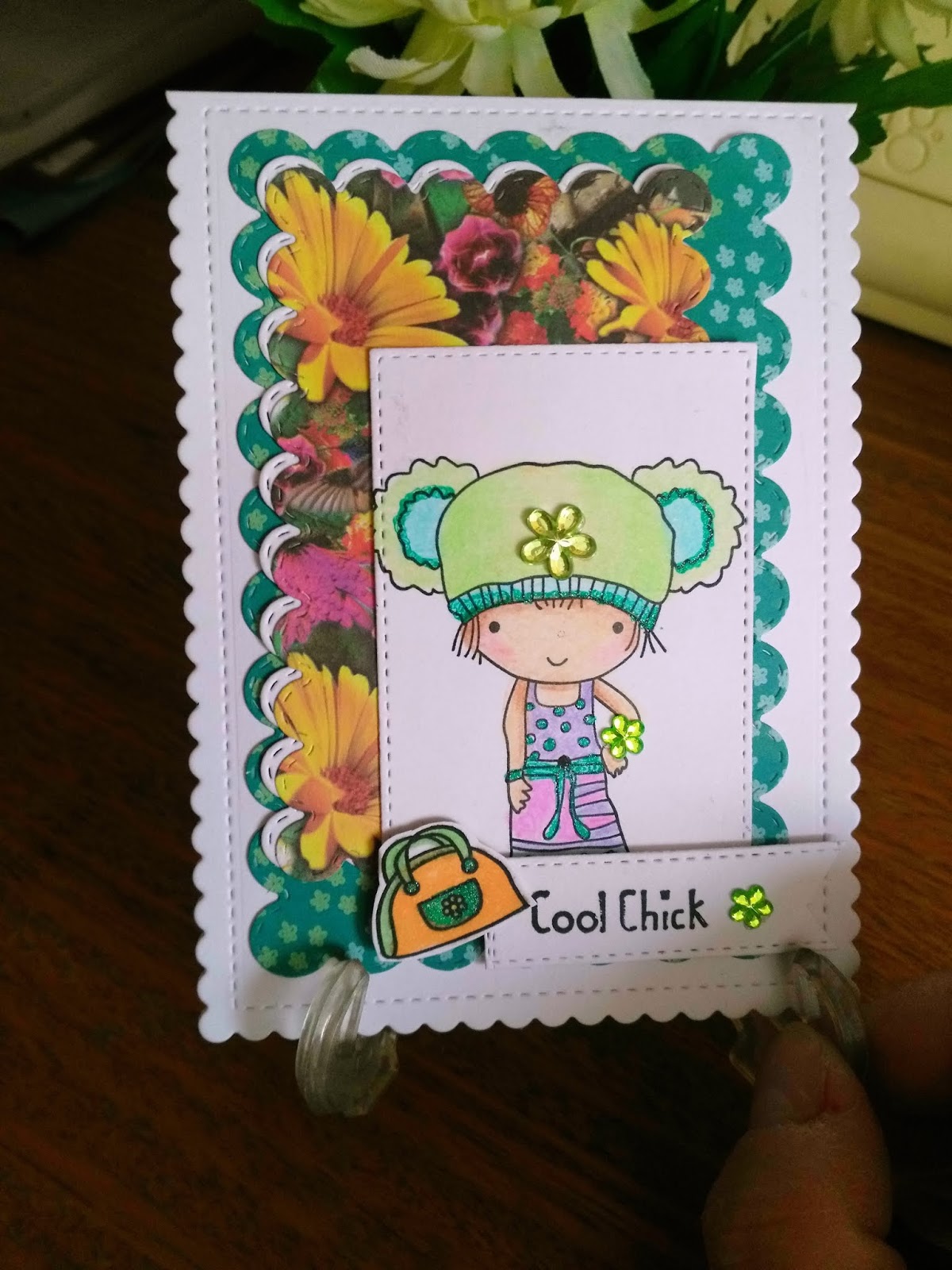 Mi Scrap cool chic card