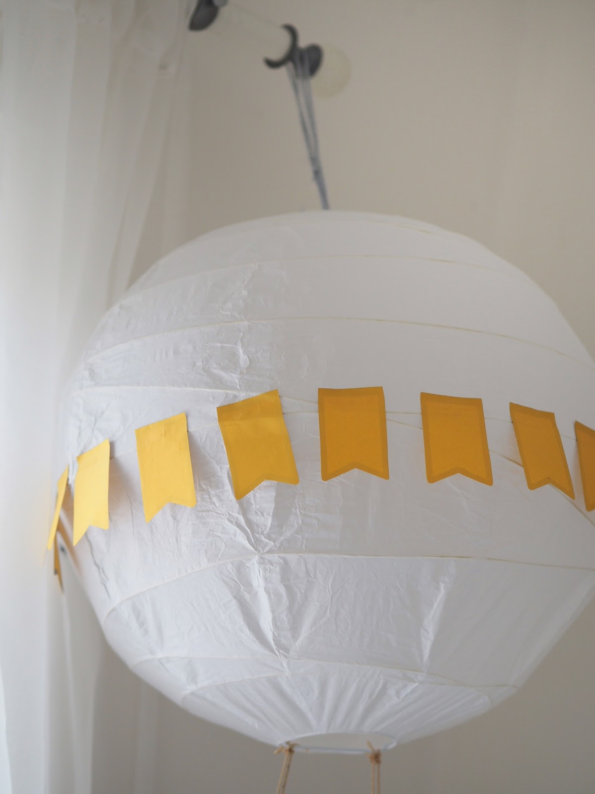Weekend MiniMake DIY Balloon Light IKEA Hack Dove Cottage