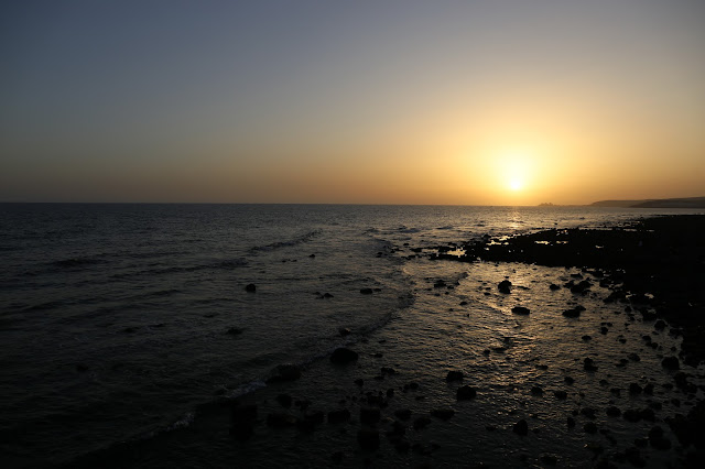 Puesta de sol desde la Playa de Maspalomas - Gran Canaria