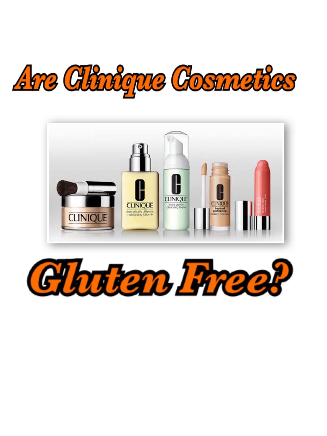 Rainbow Flair Are Clinique Cosmetics Gluten Free? A List of Gluten Free Cosmetic Brands 2020!
