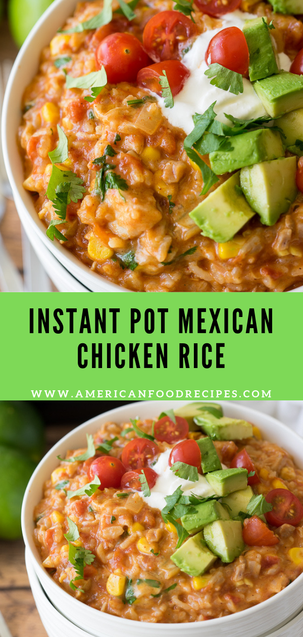 Instant Pot Mexican Chicken Rice - Recipe By Mom