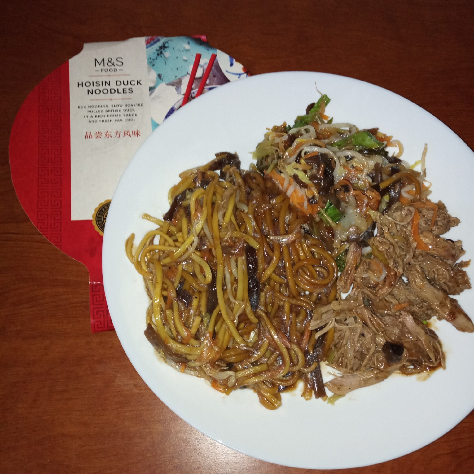 Supersupergirl's Food Reviews M&S Marks Spencer Hoisin duck noodles Supersupergirl's Food Reviews M&S Marks Spencer Hoisin duck noodles