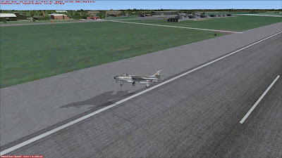Hawker Hunter takeoff from RAF Marham RAF Marham on FSX