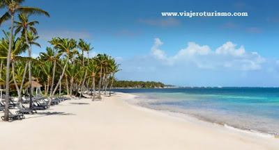 Playa Bavaro en la República Dominicana, viajes y turismo