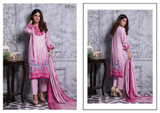 Original Pakistani Suits wholesale | ZS textile Rangreza lawn vol 4