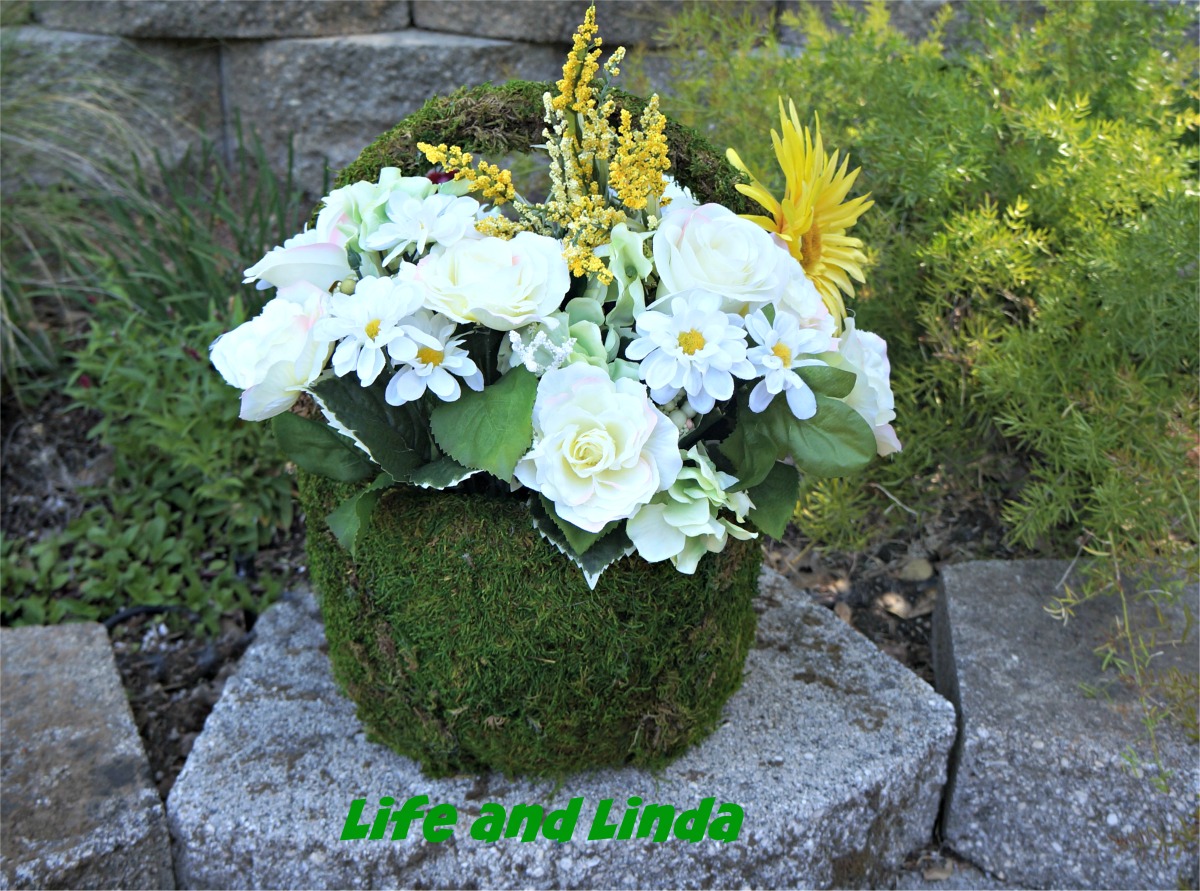 Moss Covered Basket Life and Linda
