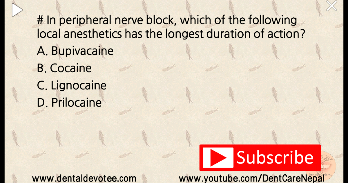 Dentosphere World of Dentistry Local anesthetic with longest