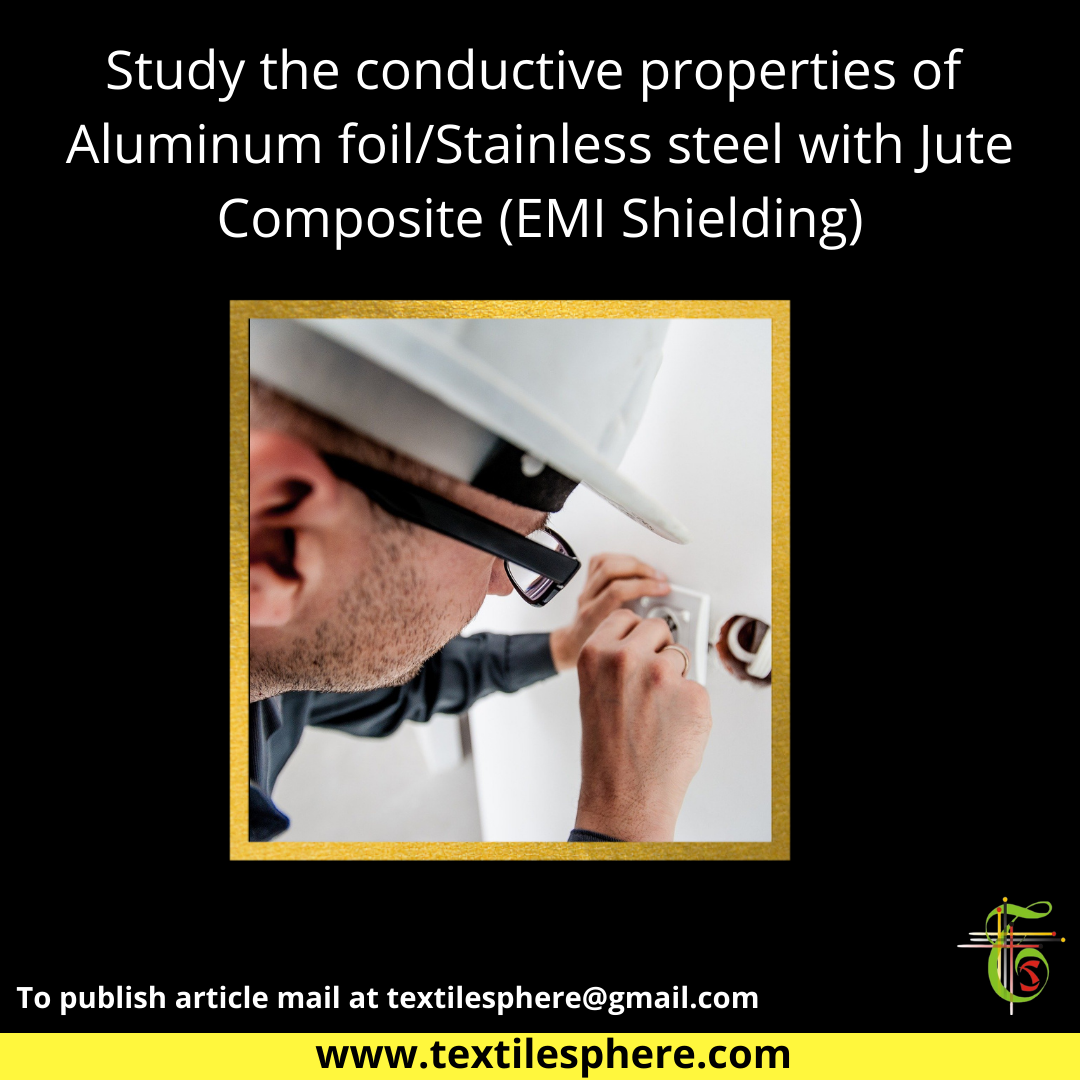 Study of conductive properties of Aluminum foil/Stainless steel with