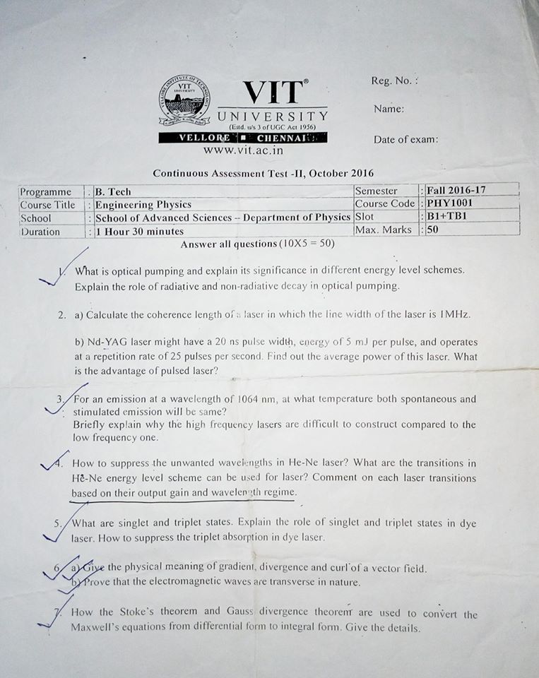 Vit Question Paper Physics 1001 Cat 2 vit-question-paper-physics-1001-cat-2
