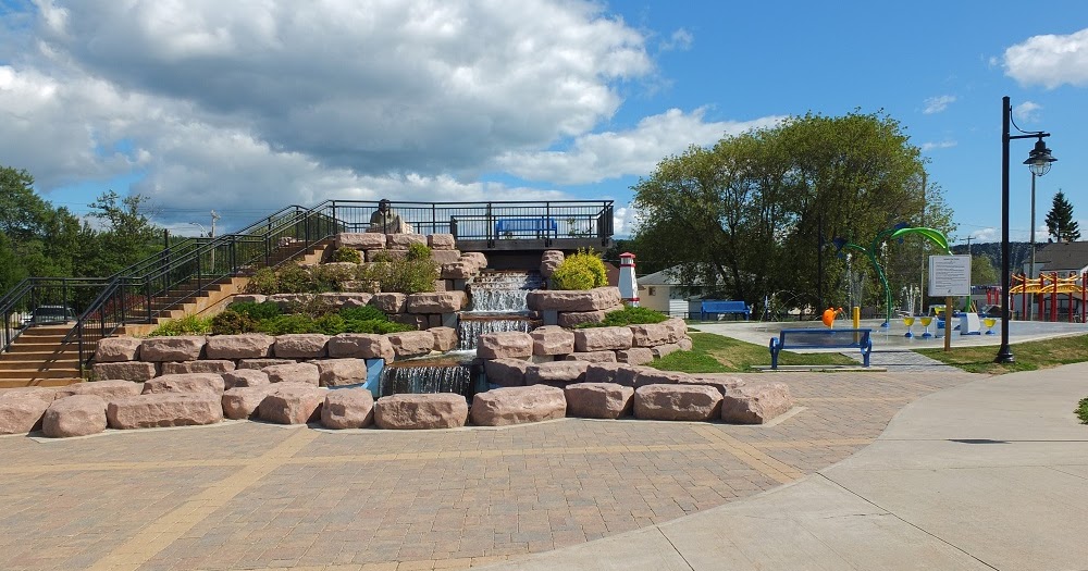 Nipigon Museum The Blog Paddle to the Sea Park, splash pad 2016