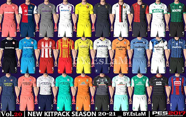 New Kitpack Season 2020 2021 V 20 Aio Pes 2017