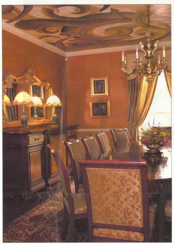 Paint walls with rags