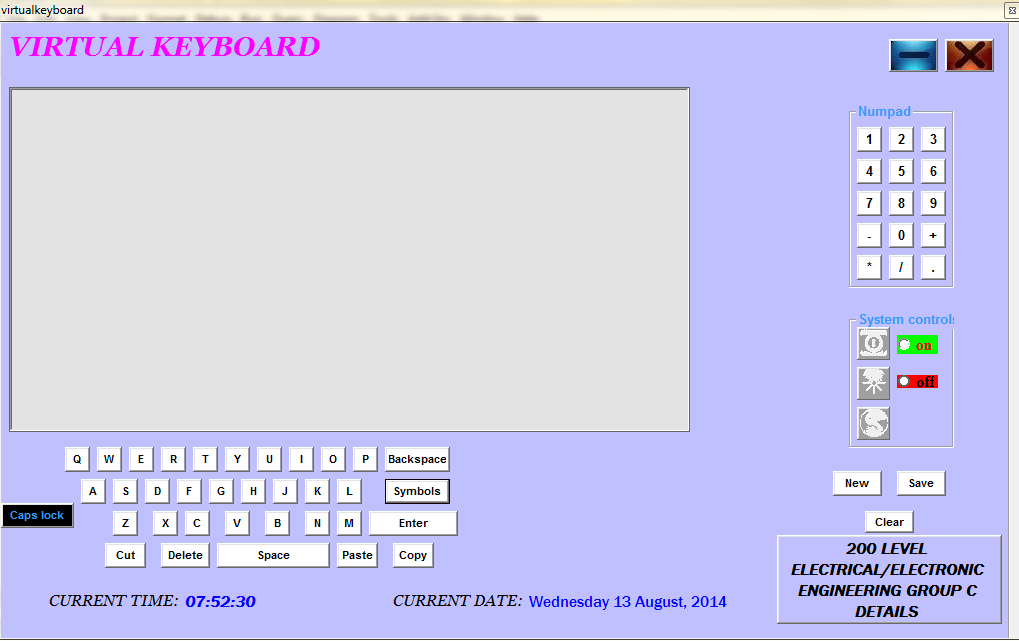 VIRTUAL KEYBOARD: INTRODUCTION TO VIRTUAL KEYBOARD
