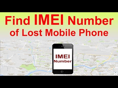 track IMEI number