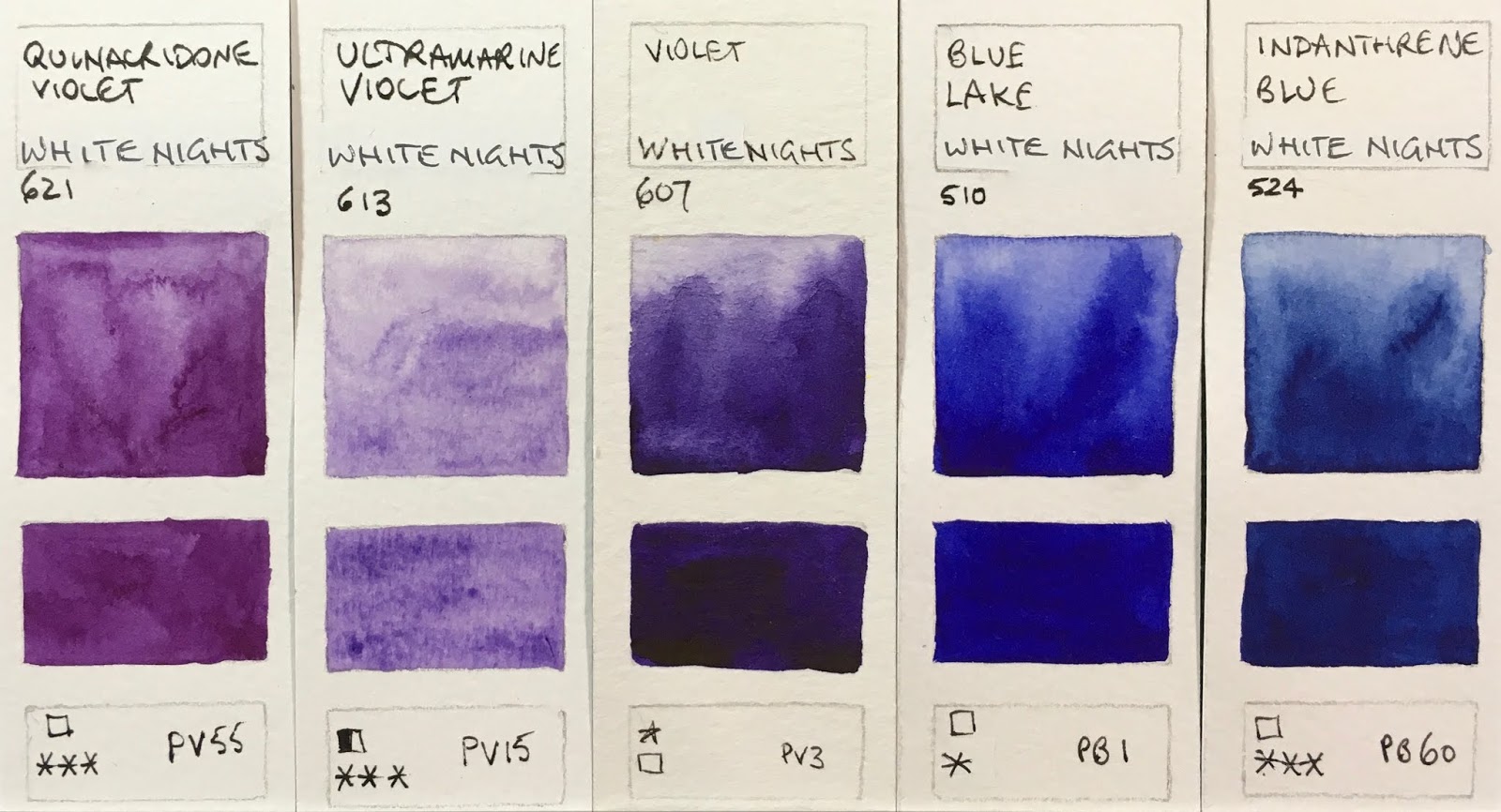 White Knight Colour Chart