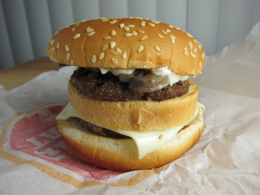 mushroom swiss burger king