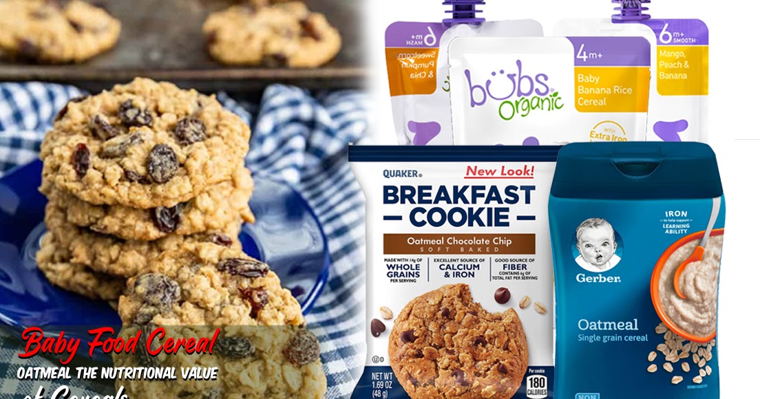 nutritional value of baby cereal