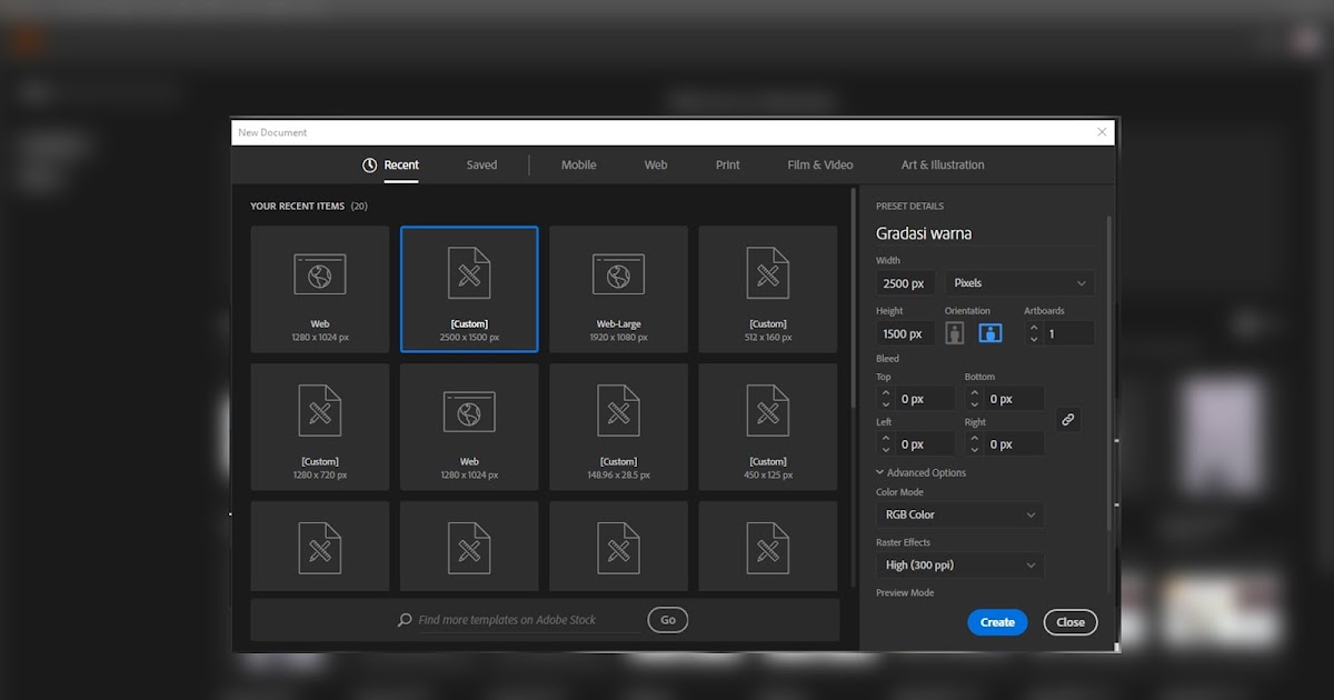 Cara Membuat Gradient Text di Adobe Illustrator 2019 - LewatOnline.com - Media Online Teknologi dan Internet